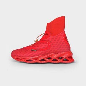 RETIRED COLLECTIBLE YOUTH LUXE CUSHIONED HIGH TOPS ALL RED